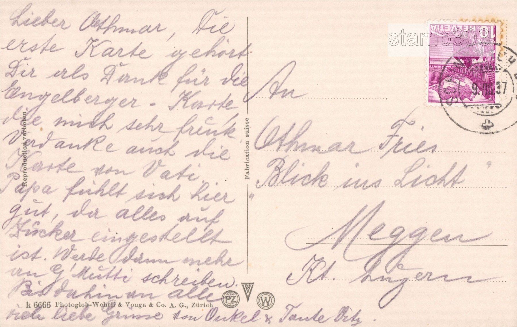 Ansichtskarten: AK 1937 Bad Schinznach. Die Bäder – Gebraucht aus Eggersriet von glasshouse3egg 1