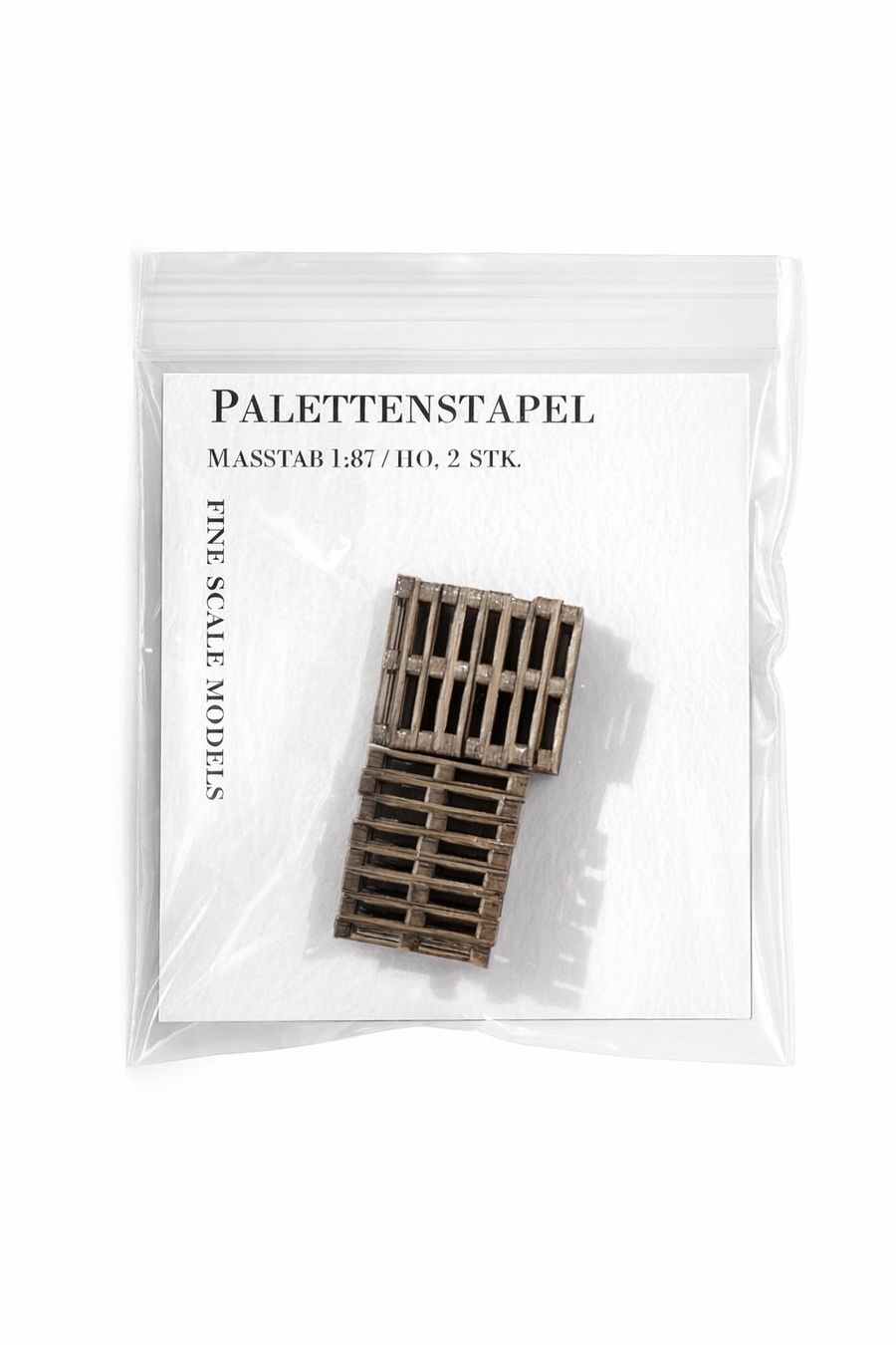 Modelleisenbahnen: Fine Scale Palettenstapel 1:87/HO, 2 Stk. – Neu und originalverpackt aus Hinwil von Samick 2