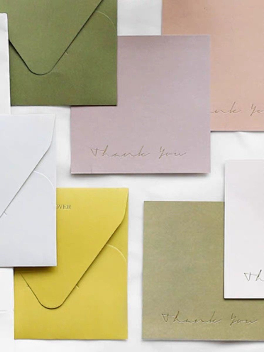 Cartoline: Grußkarten  Schlichtes & Elegantes Design, Pastellfarben – Nuovo e nell'imballaggio originale da Zürich venduto da Grussatelier 2
