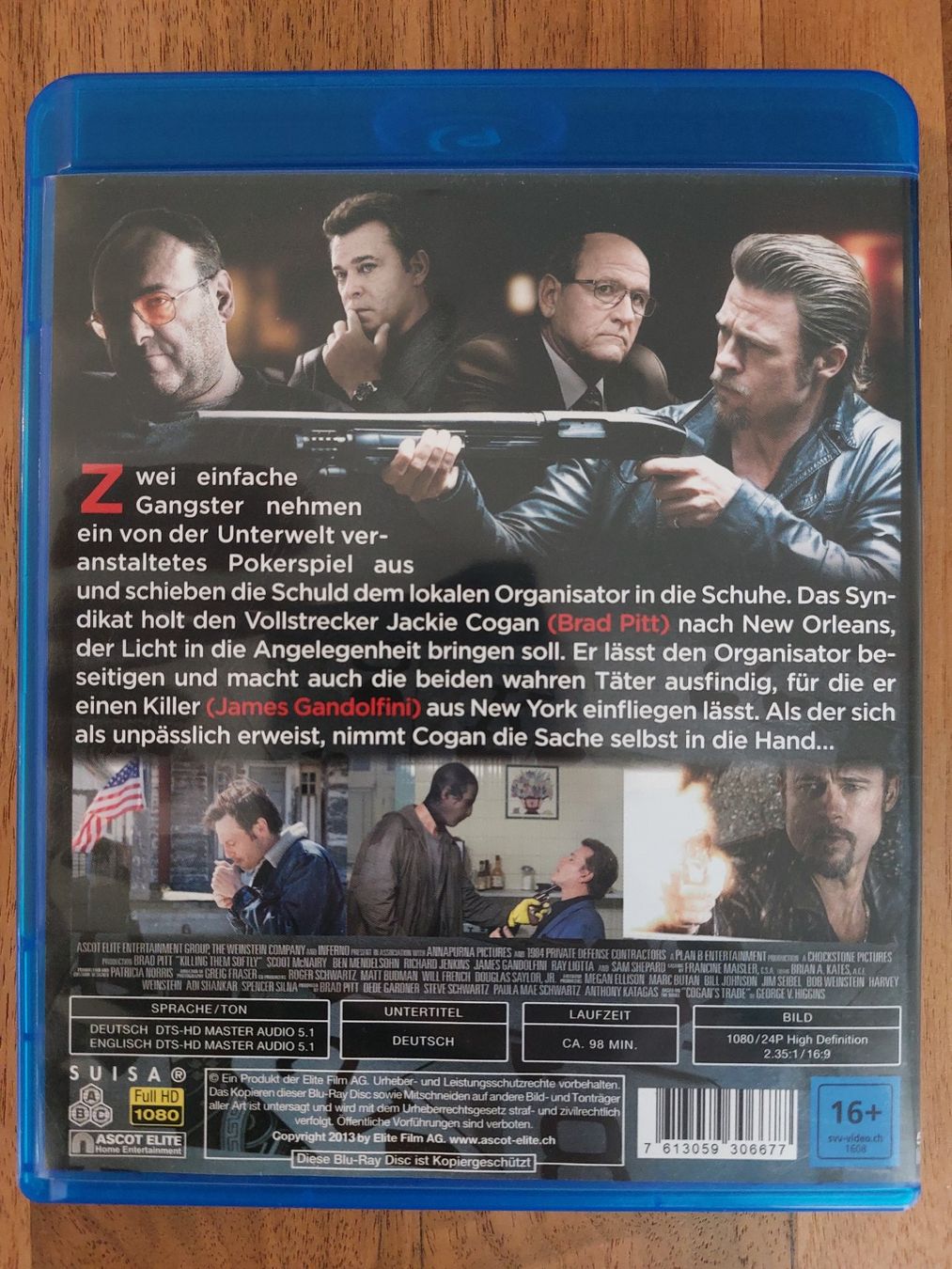 Tutti i DVDs: Blu Ray - Killing them Softly mit Brad Pitt – Usato da Rheinfelden venduto da FilmAuktion 1