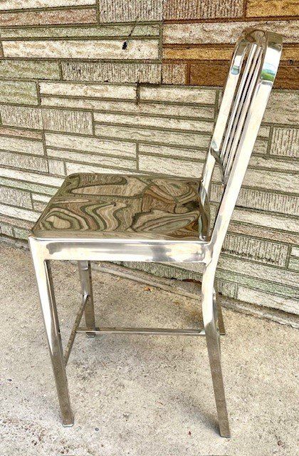 Sgabelli: Alu Hocker  im Emeco Navy Stoohl Style. – Usato da Riedtwil venduto da wiederverwendung 2