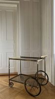 Servierwagen Original 60er aus Messing