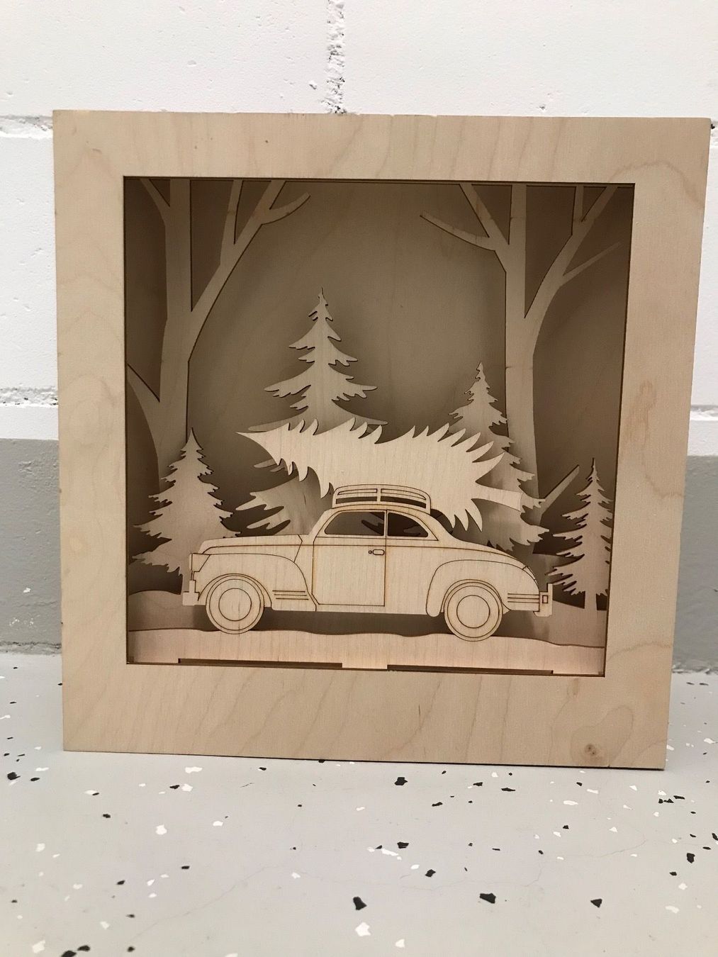 Articoli in legno: Holzbild Weihnachten – Nuovo (secondo la descrizione) da Kirchberg SG venduto da DFLW
