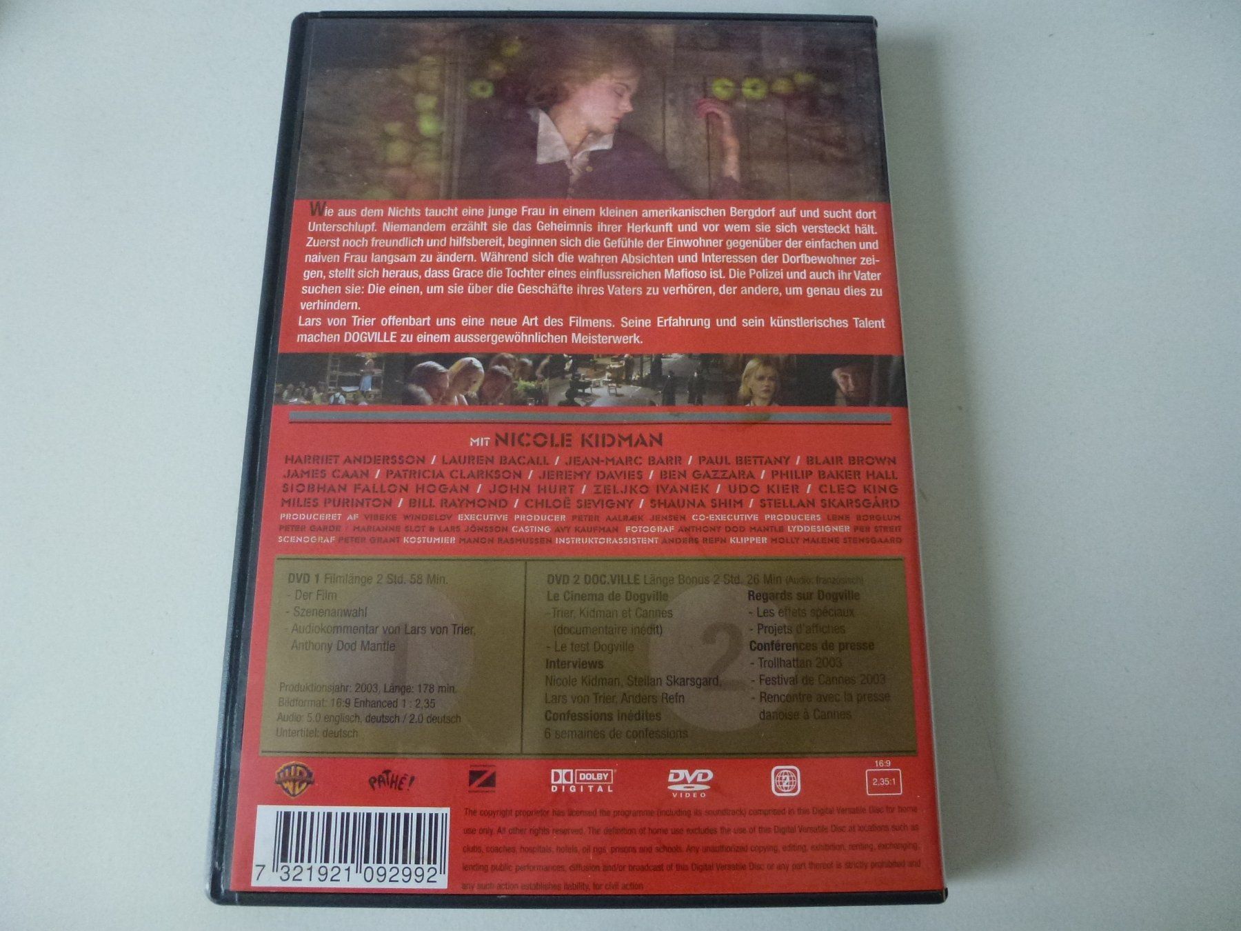 Tutti i DVDs: Dogville (DVD) – Nuovo (secondo la descrizione) da Bern venduto da Frebo 1