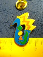 TROXLER ARTE PIN SAX-MUSIC ENAMEL GOLDIG