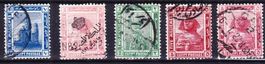 Série 5 timbres - Égypte - 1921 - Obl.