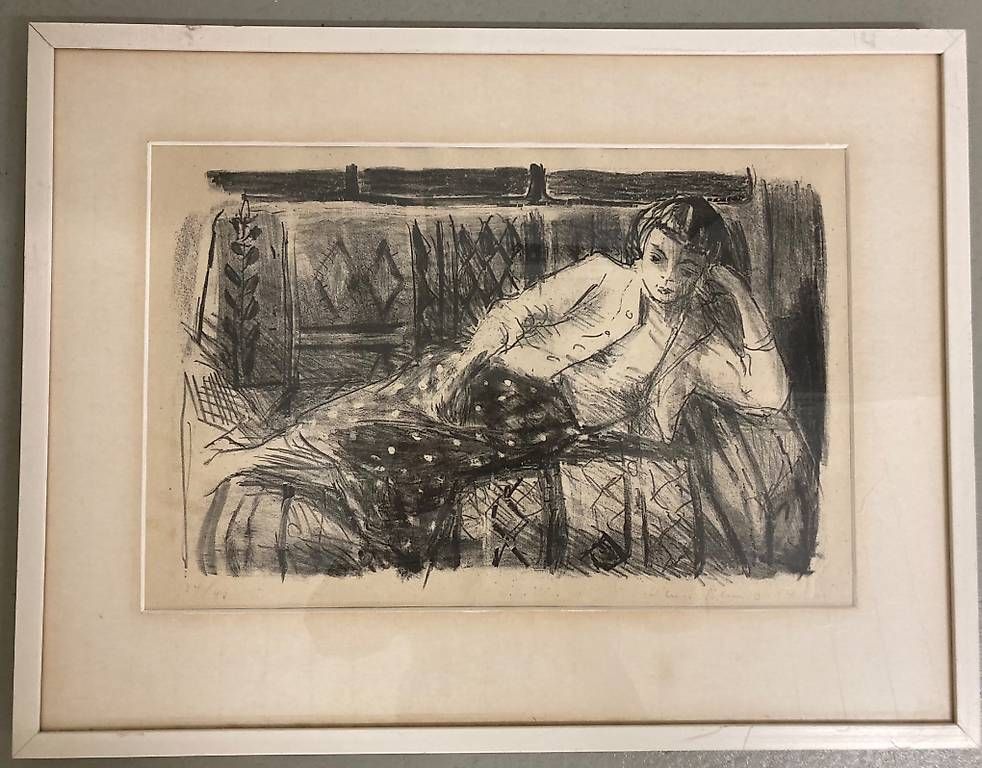 Grafica & Litografie: Lithografie von Henri Schmid – Usato da Winterthur venduto da Floraundfauna
