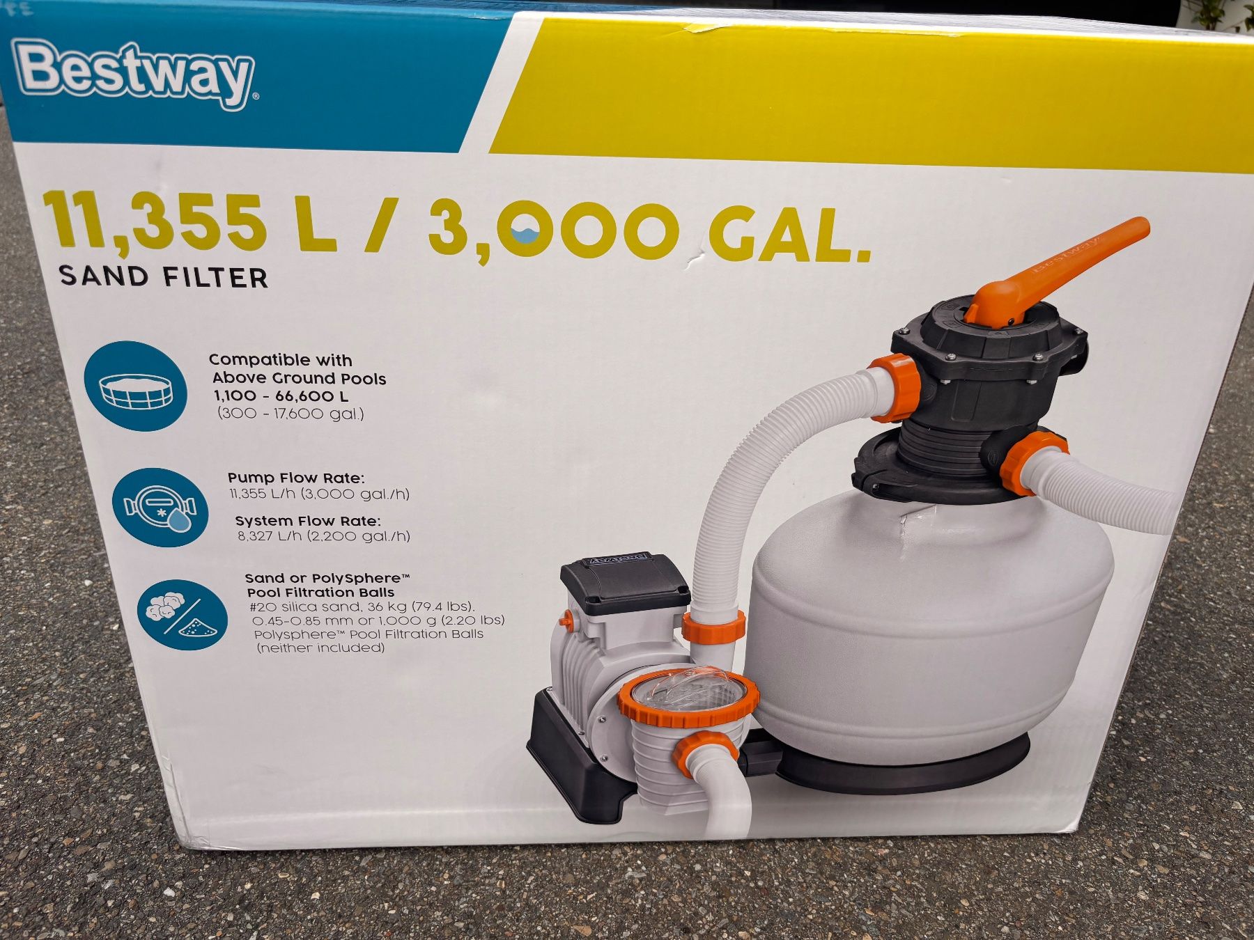 Bestway Pompe & Parti di ricambio: Sandfilterpumpe – Nuovo e nell'imballaggio originale da Wallisellen venduto da Rollotti