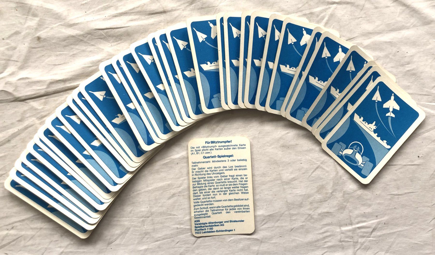 Giochi: Quartett ASS - LOKS - ca.1975 – Usato da Schaffhausen venduto da durruti 3