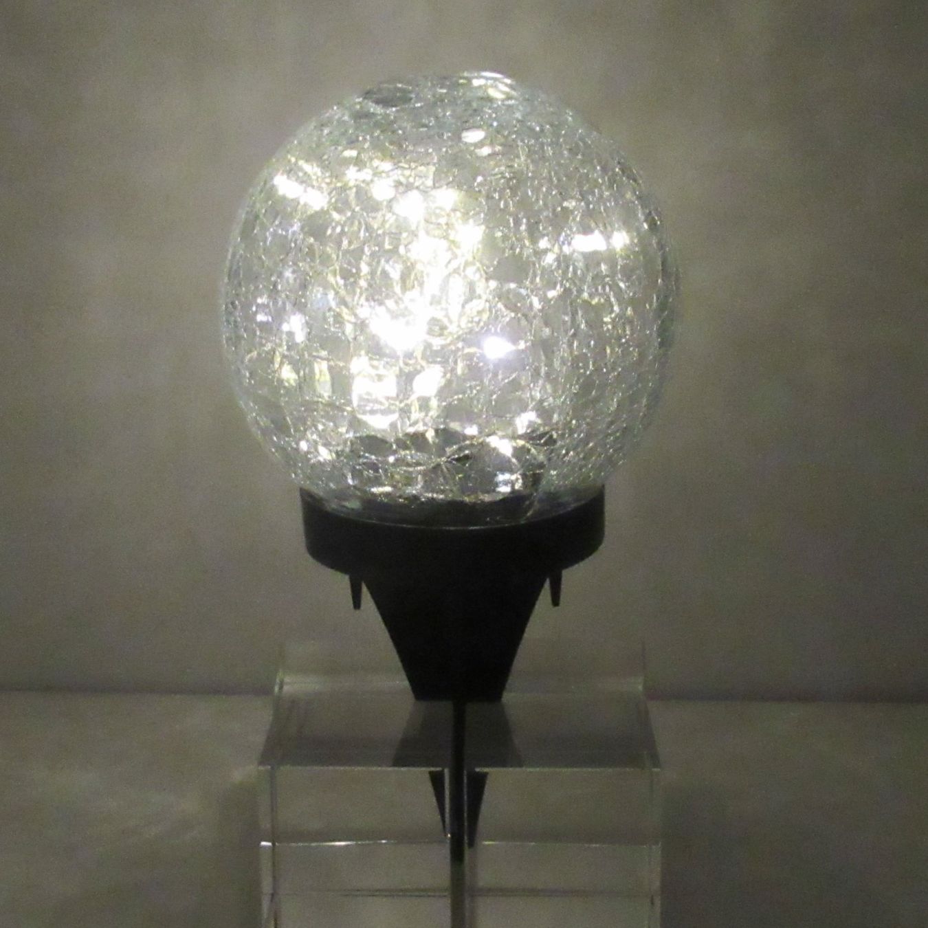 Lampade: Gartenbeleuchtung mit gekrakeltem Glas Solar – Nuovo (secondo la descrizione) da Stein am Rhein venduto da Vitrum8260 3