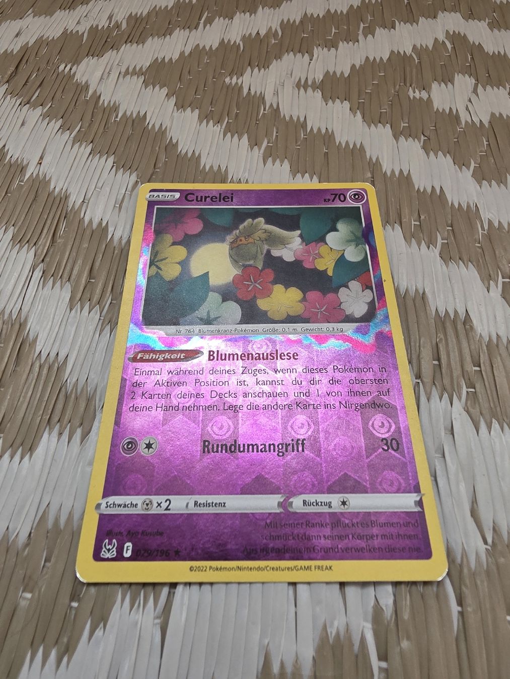 Pokémon Carte collezionabili: Pokemon Karte Curelei Reverse Holo – Nuovo (secondo la descrizione) da Horw venduto da Zedy01 1