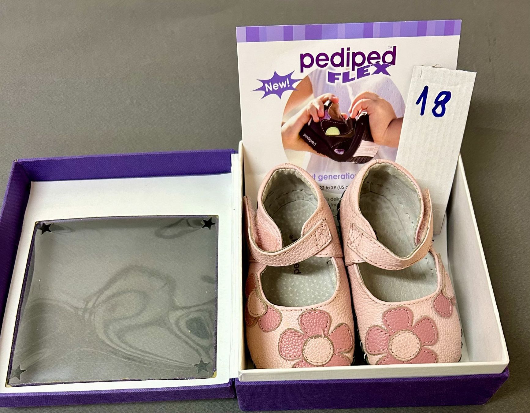Scarpe per ragazze: Pediped Flex Lauflernschuh, Gr. 18, Neu mit Box, Rosa – Usato da Winterthur venduto da Succes