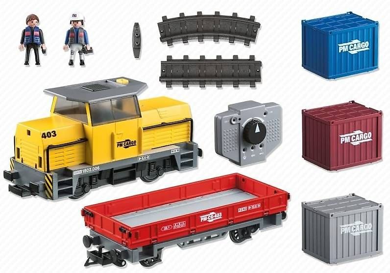Playmobil Giocattoli: Playmobil 5258 RC Train Güterzug Starter-Set – Usato da Reinach BL venduto da Playmobilist 4