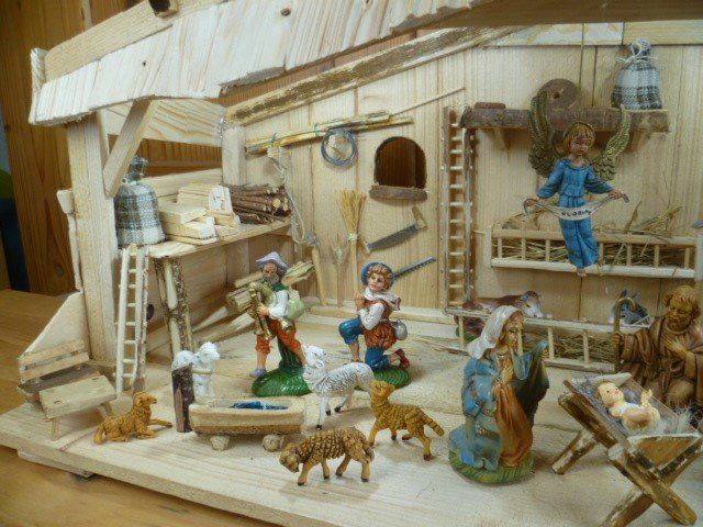 Tutte le decorazioni: Krippe/ Eigenbau/  Gross mit Beleuchtung Nr.23 – Nuovo (secondo la descrizione) da Effretikon venduto da Heimstudio 4
