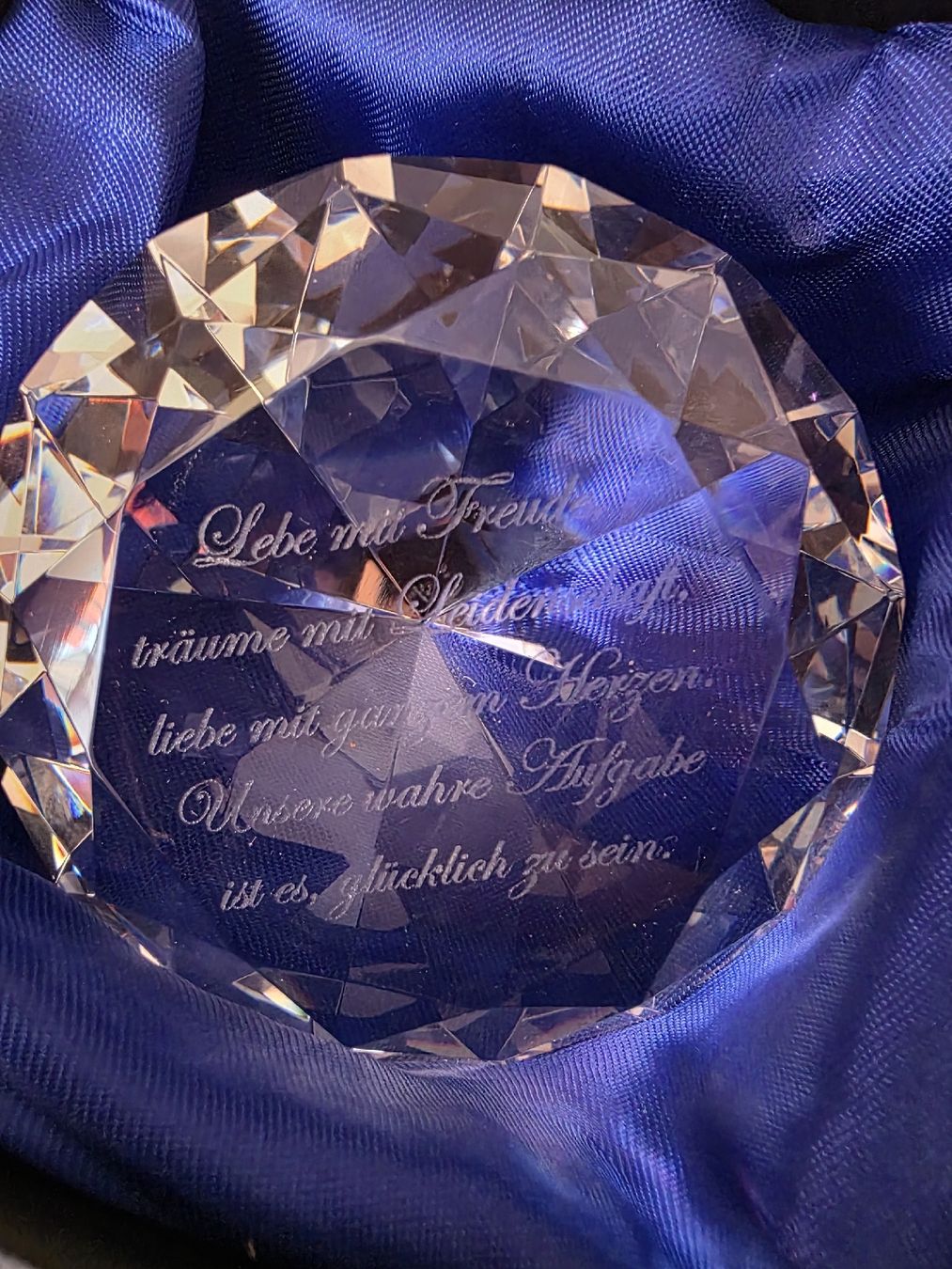 Tutte le decorazioni: Glasdiamant mit Gravur in Geschenkbox – Nuovo (secondo la descrizione) da Gais venduto da ste_y6ps
