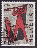 SBK-Nr. 919 (Europa: Teufelsbrücke 1997) gestempelt