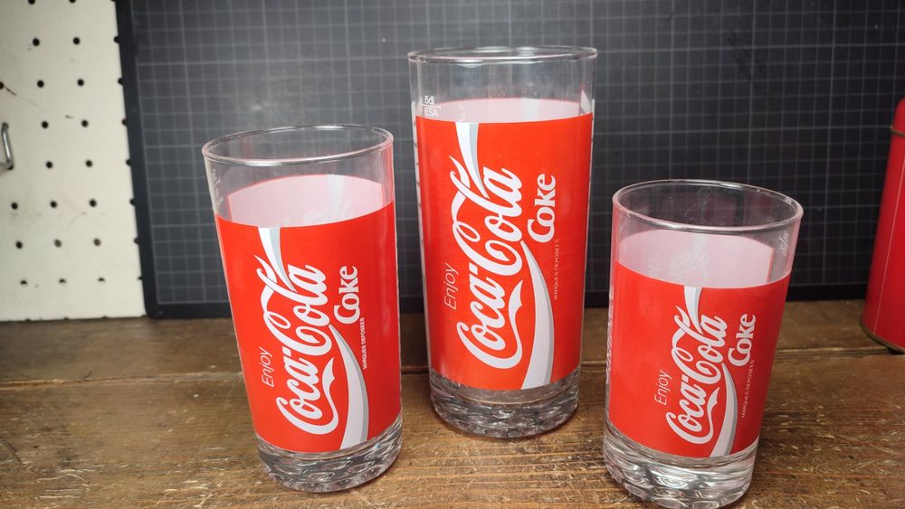 Erstaunlich Coca Cola Gläser Alte Modelle Ebenbild