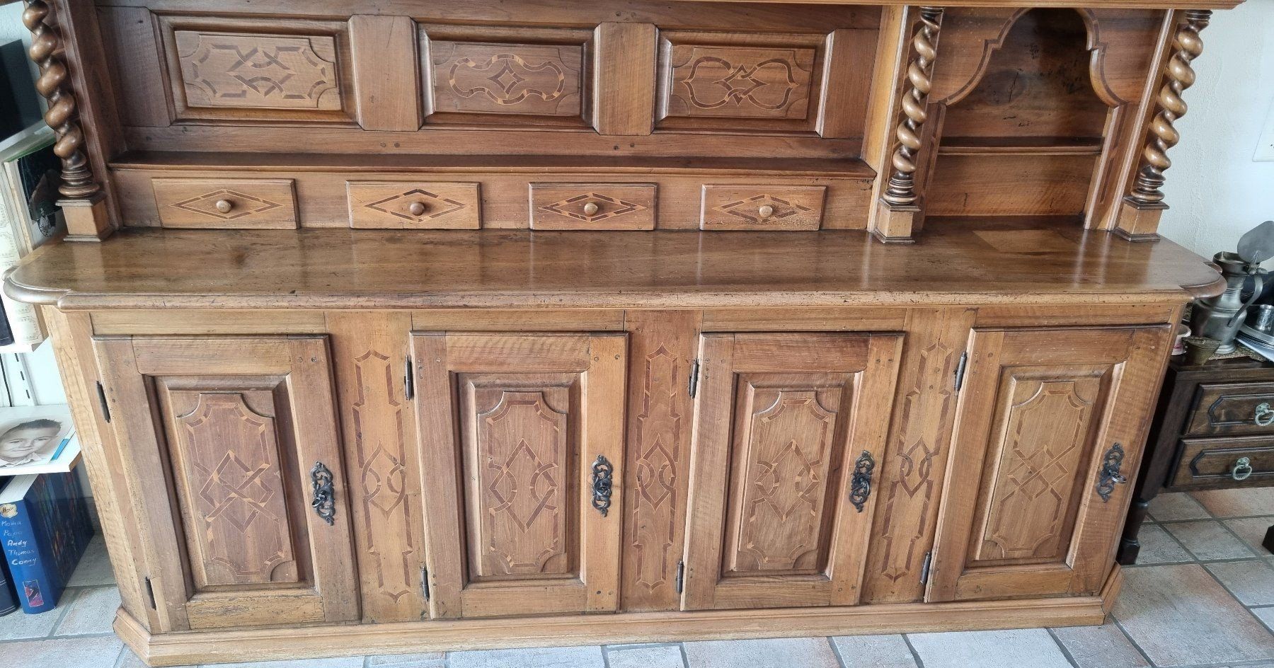 Credenze: Splendide buffet ancien de 1777 de Suisse centrale – Usato da Lausanne venduto da bleu-ciel11 4