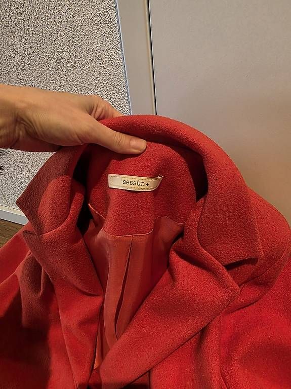 Sessun Cappotti: sessun wollmantel orange M – Usato da Römerswil LU venduto da Thecoconuts 3