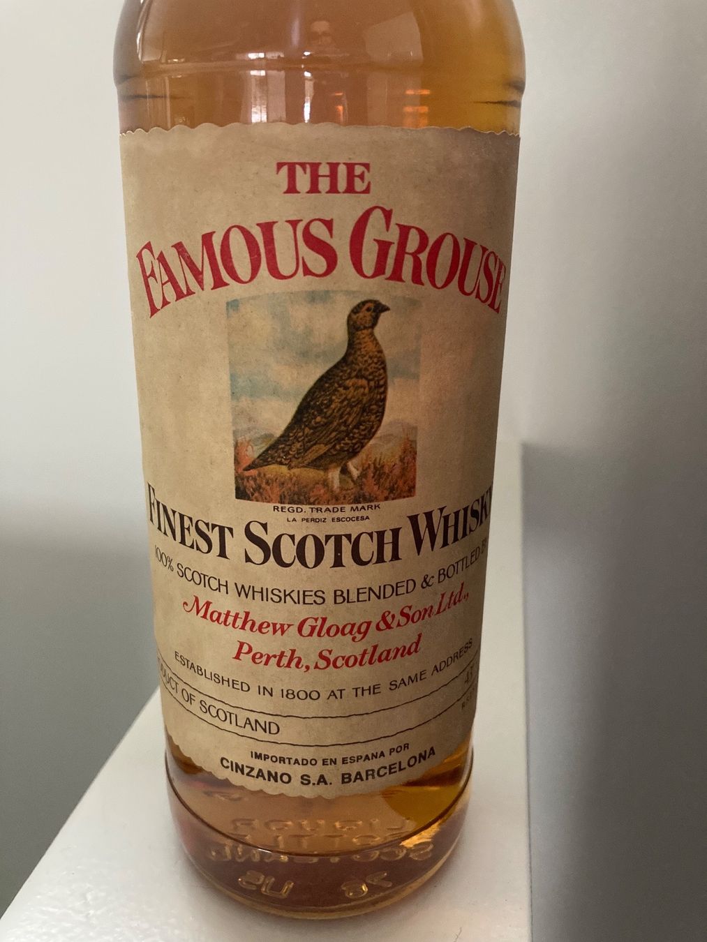 Spirituosen: Whisky The Famous Grouse von ca 1985 – Neu (gemäss Beschreibung) aus Roggwil BE von Maui2000 1