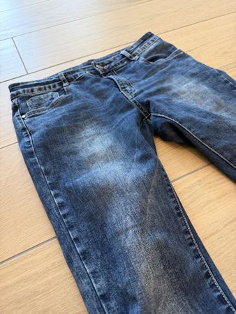 Jeans Hose Gr.36 used Look blau skinny slim fit Denim Italy
