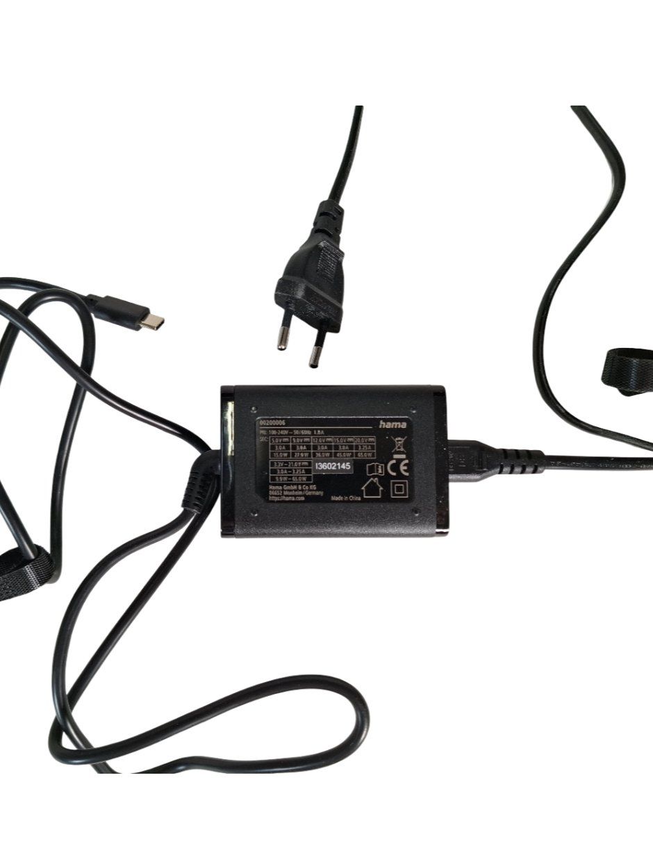 Hama Ladegerät: HAMA USB-C Notebook Netzteil – Neu (gemäss Beschreibung) aus Wil SG von Restwert_Wil 4
