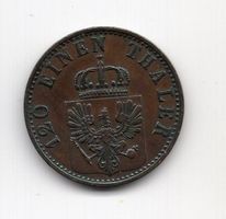 (1394) Preussen, 3 Pfennig 1868 A, vz