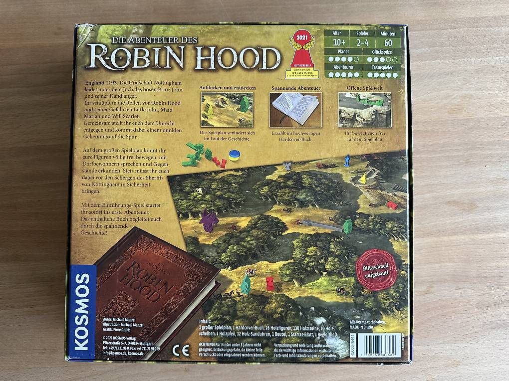 Spiele: Robin Hood Brettspiel – Gebraucht aus Muhen von freemann33 1