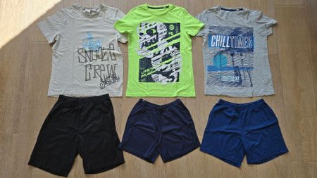3 kurze Pyjamas Gr. 158