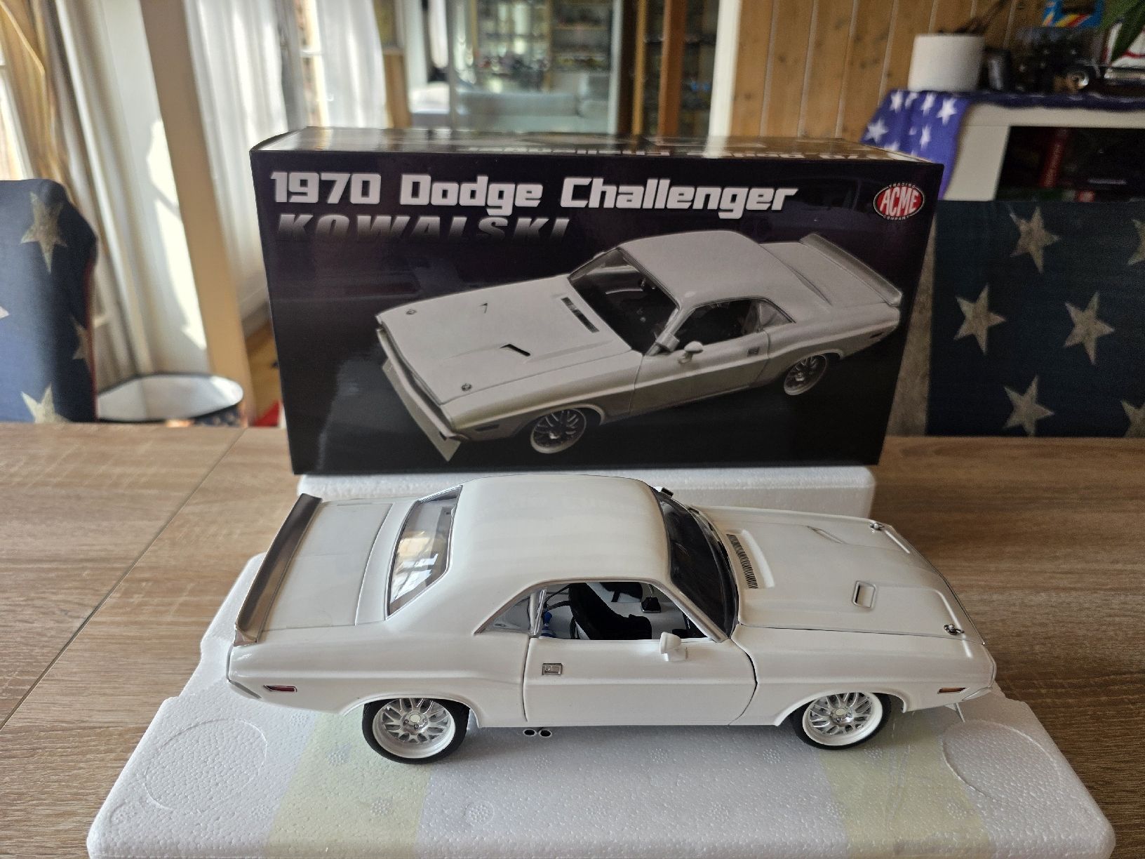 Dodge Modellini d'auto: 70'Dodge Challenger White 1:18 "Kowalski" ACME – Usato da Goldingen venduto da Muscle_Cars84 4