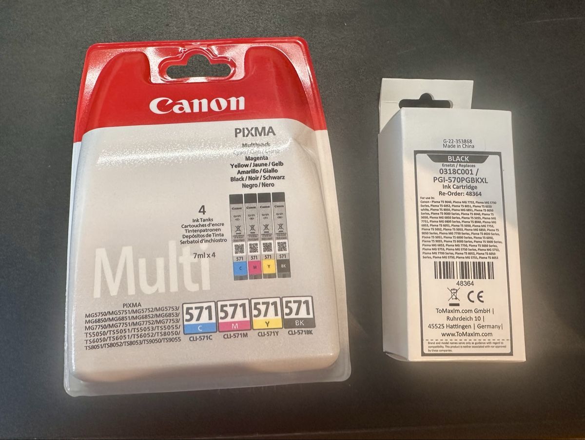 Canon Druckerpatronen & Toner: Canon Druckerpatrone Multi Cli-571 – Neu und originalverpackt aus Buch b. Märwil von schwarz-wiiss 1