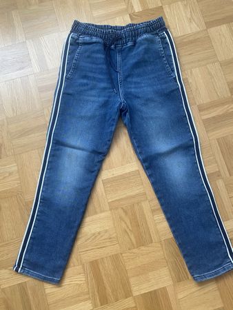 Jeans Jogger Kinder Grösse 140