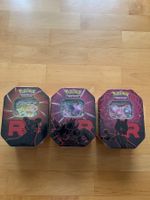 Pokémon Team Rocket Tin Kollektion 3er-Artwork Set. OVP, DE!