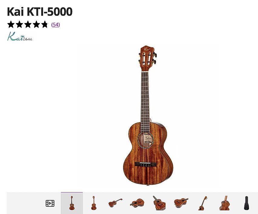 Kai Ukulele Musikinstrumente: Ukulele Kai Tenor KTI-5000 – Gebraucht aus Zürich von Kiiro 1