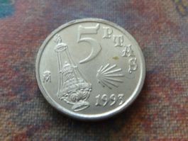 ESPAGNE  5  Pesetas  1993  (Z)