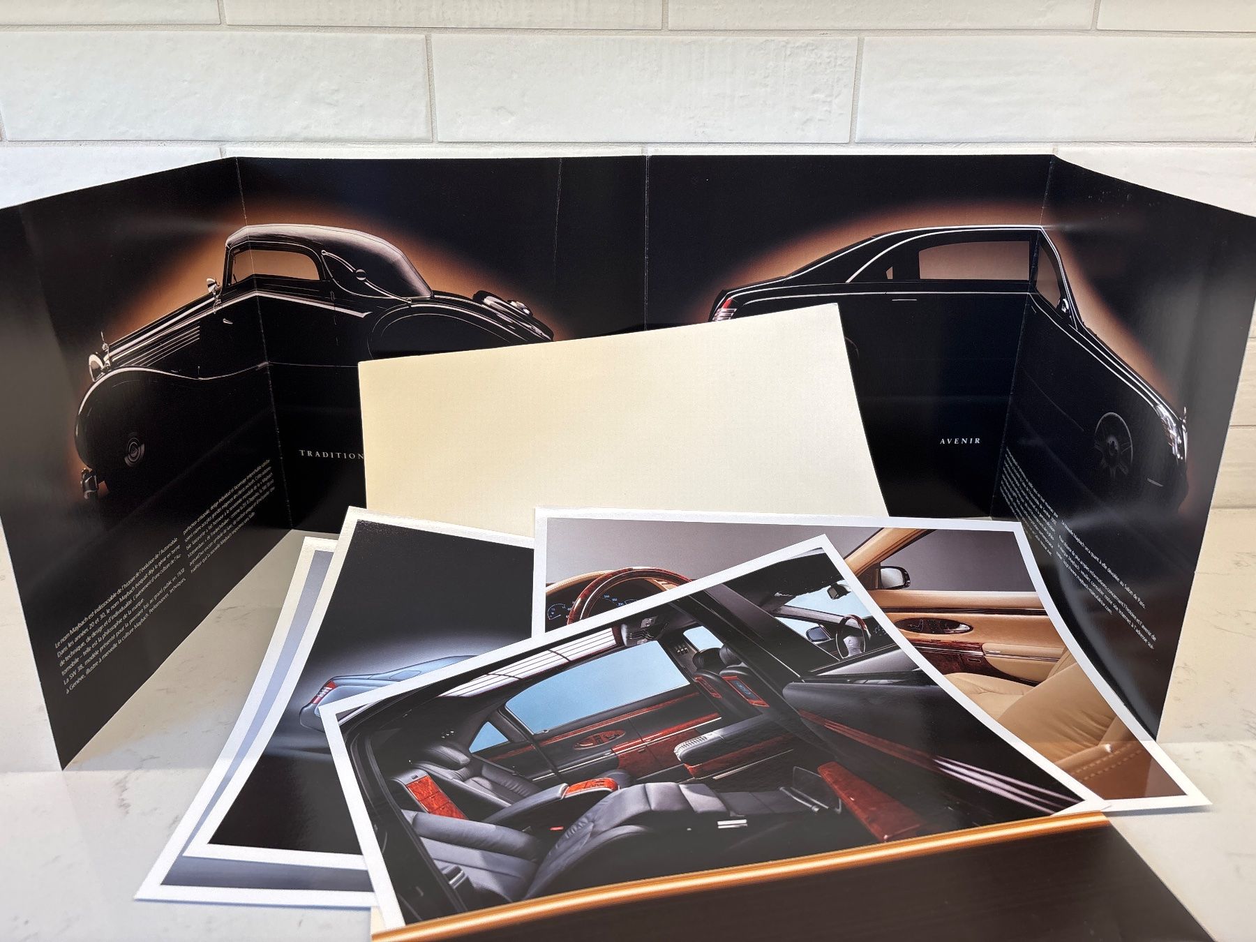 Maybach Dokumente: Documentation Maybach brochures et photos 2003 – Gebraucht aus Gollion von Hampton 1