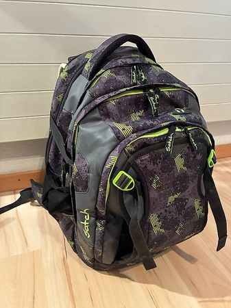 Schulrucksack "Satch", Match Off Road (schwarz-grün)