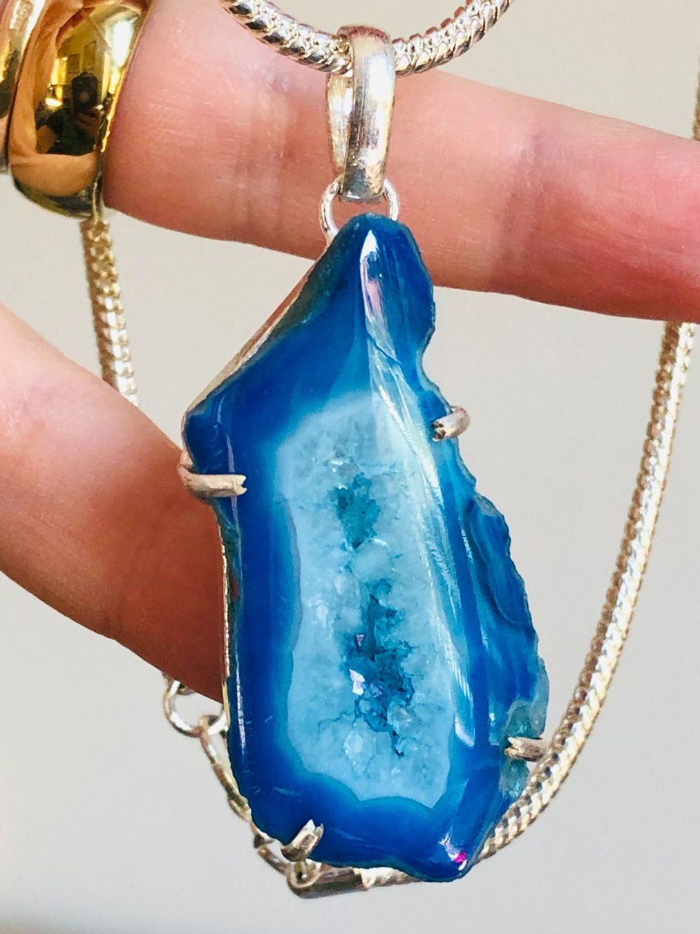Catenine: Solar Quartz Druzy Ethenic Jewelry – Nuovo e nell'imballaggio originale da Genève venduto da AGBERG 8