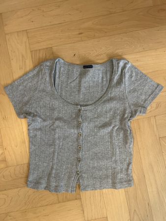Shirt Brandy Melville grau One Size 