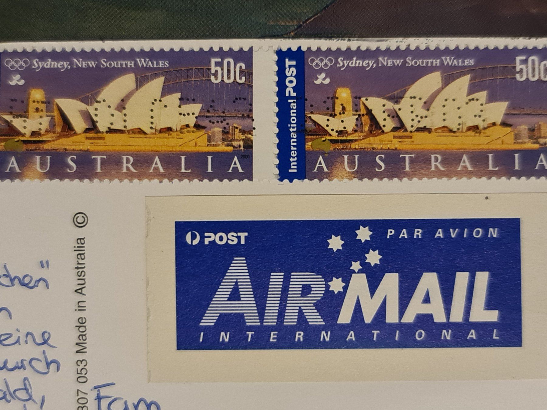 Cartoline postali: Australien Postkarte Puffing Billy Eisenbahn Dampflok – Usato da Dintikon venduto da Vexi 1