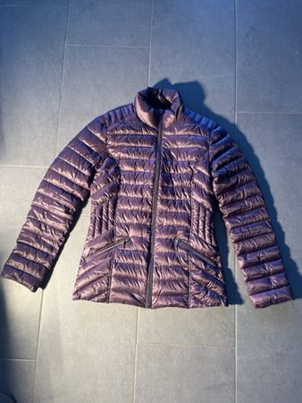 Damen Daunenjacke, Lila, Grösse 36