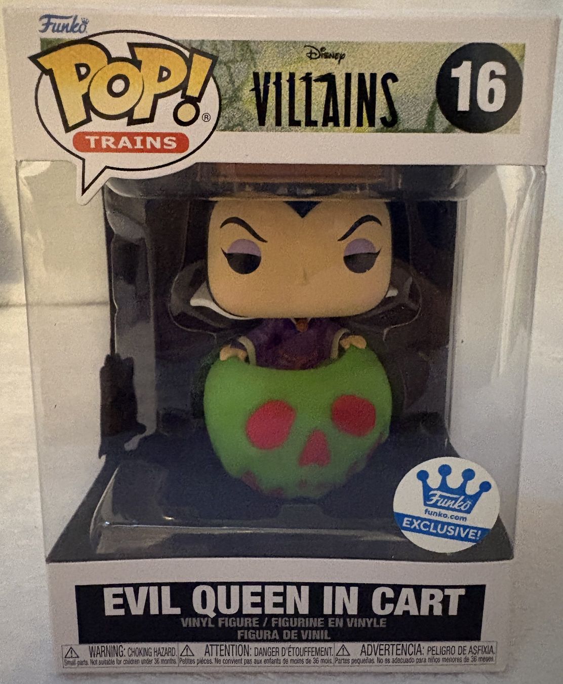 Funko Statuette: Funko Pop - Trains - 16 - Evil Queen in Cart – Nuovo e nell'imballaggio originale da Meisterschwanden venduto da McSchein