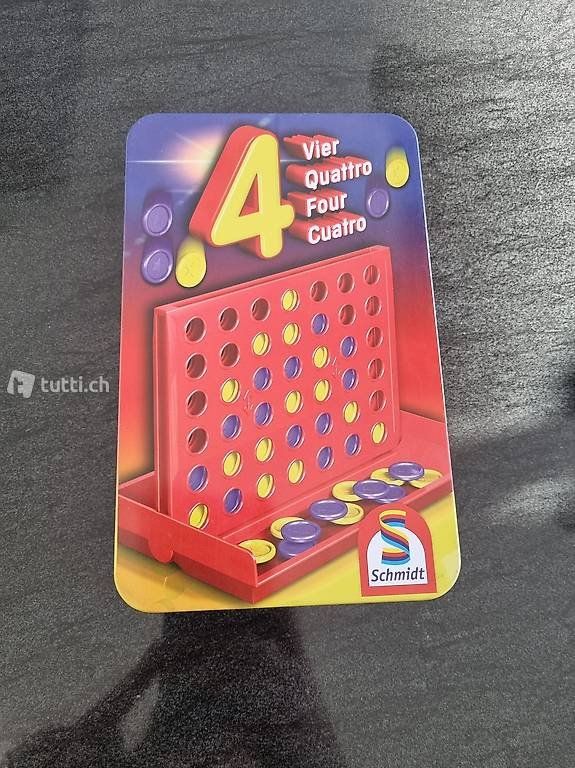 Giochi: 4 Gewinnt Gesellschaftsspiel – Usato da Niederwil SG venduto da Excentia