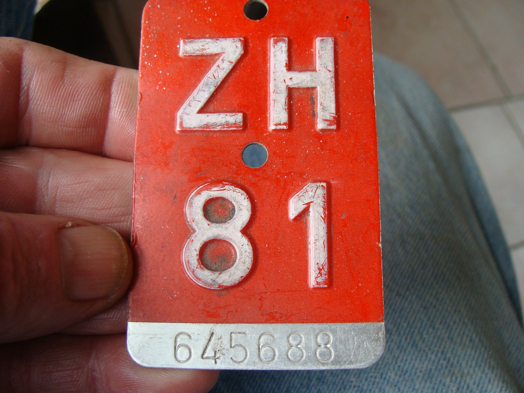 Insegne: Plaque de vélo canton de Zurich – Usato da Cuarny venduto da hen_g7hn