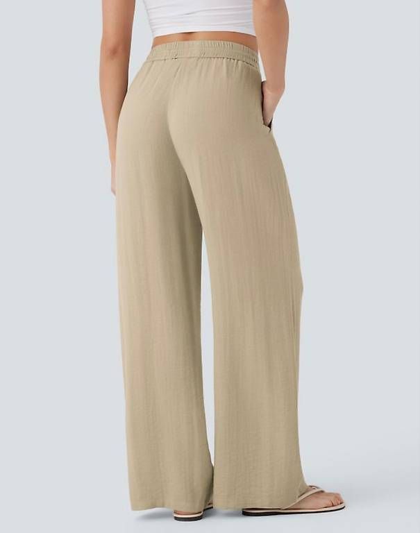 Halara Pantaloni: Freizeithose Halara beige Gr. S – Nuovo e nell'imballaggio originale da Thun venduto da Dak5 2