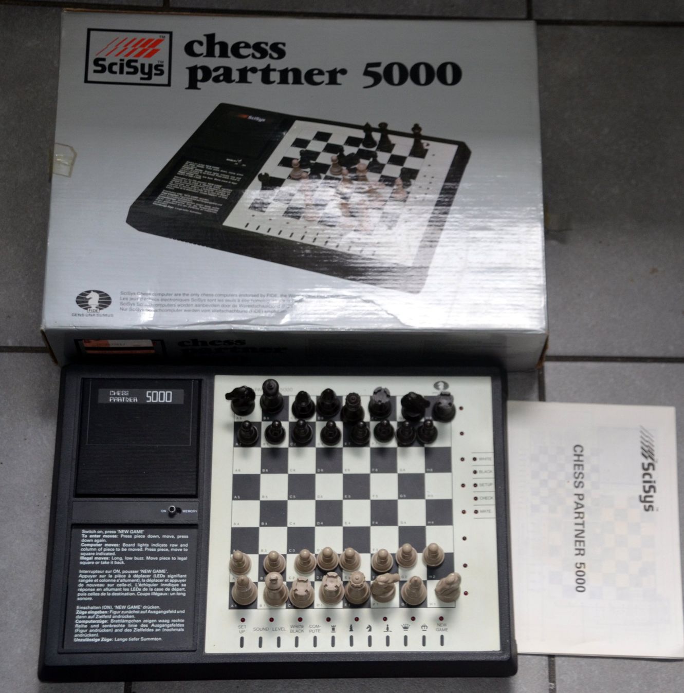 Giochi: SciSys Chess Partner 5000 elektronisches Schach / échecs – Usato da Collonges venduto da arashee