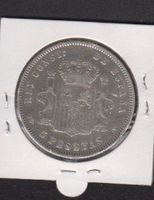 5 Pesetas 1896 Silber