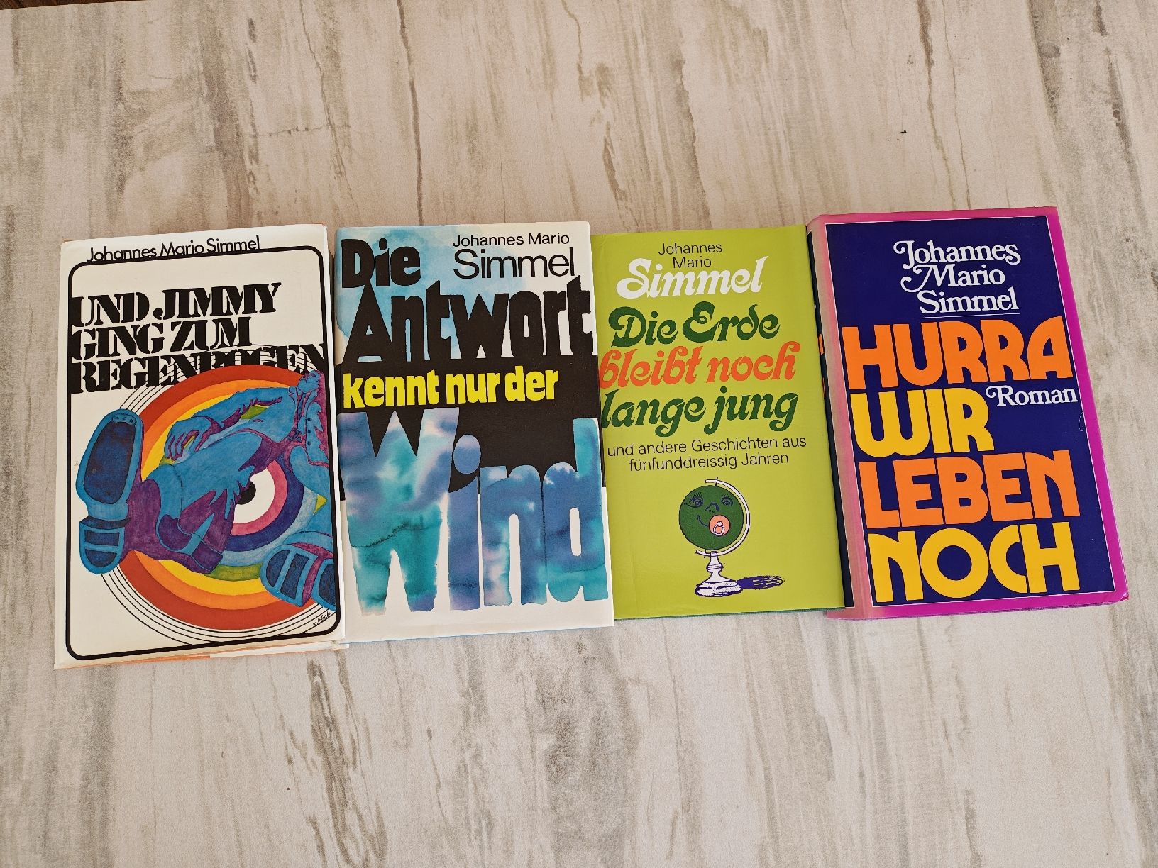 Libri: Johannes Mario Simmel, 4 Bücher – Usato da Schwyz venduto da Hollywood70 1
