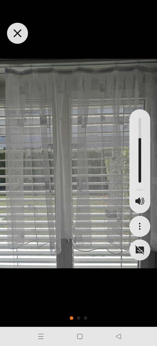 Vorhänge: Vorhang, weiss, transparent, 125x420 – Neu (gemäss Beschreibung) aus Fällanden von antogranell 2
