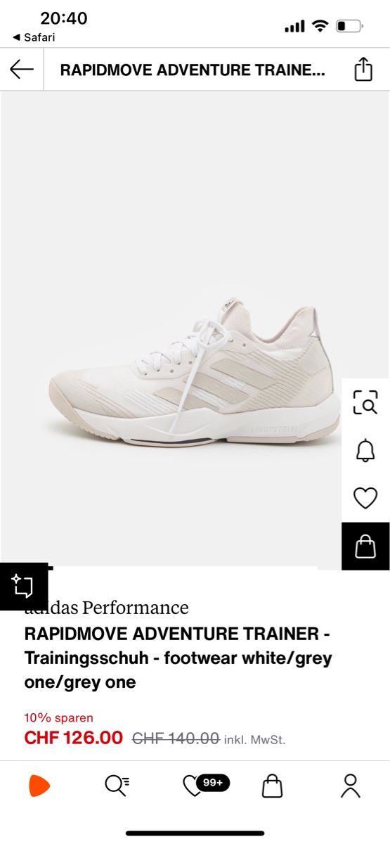 Adidas Scarpe da donna: adidas performance rapidmove adventure turnschuh – Usato da Winterthur venduto da serc.e 6